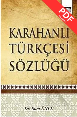 Karahanlı Türkçesi Sözlüğü kitap kapağı