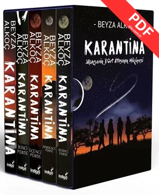 Karantina Serisi Seti-5 Kitap Takım-Kutulu kitap kapağı