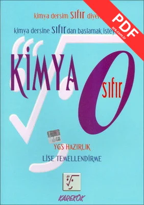 Karekök Kimya Sıfır kitap kapağı