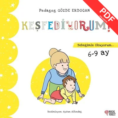 Keşfediyorum - Bebeğimle Okuyorum 6 - 9 Ay kitap kapağı