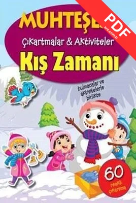Kış Zamanı-Muhteşem Çıkartmalar ve Aktiviteler kitap kapağı