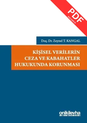 Kişisel Verilerin Ceza ve Kabahatler Hukukunda Korunması kitap kapağı