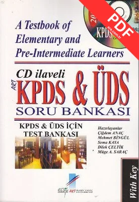 KPDS ve ÜDS Soru Bankası - A Testbook of Elementary and Pre - Intermediate Learners kitap kapağı