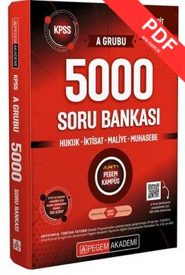 KPSS A Grubu 5000 Soru Bankası kitap kapağı