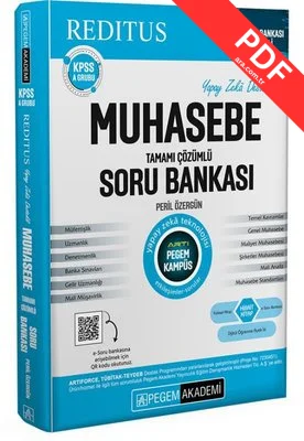 KPSS A Grubu Muhasebe Tamamı Çözümlü Soru Bankası kitap kapağı