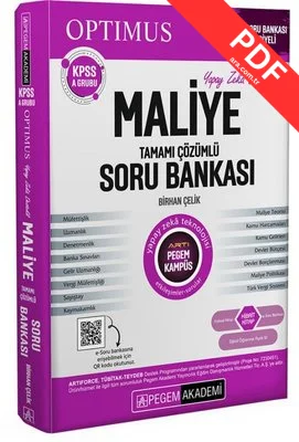 KPSS A Grubu Optimus Maliye Tamamı Çözümlü Soru Bankası kitap kapağı