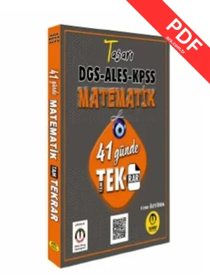 KPSS ALES DGS 41 Günde Matematik Tekrar kitap kapağı