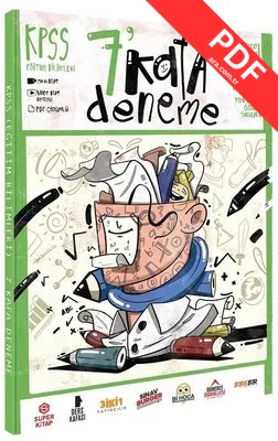 KPSS Eğitim Bilimleri 7 Kafa Deneme kitap kapağı