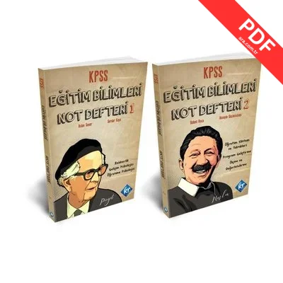 KPSS Eğitim Bilimleri Konu Defterleri (2 Kitap) kitap kapağı