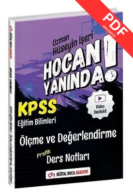 KPSS Eğitim Bilimleri Ölçme ve Değerlendirme Hocan Yanında Pratik Ders Notları kitap kapağı