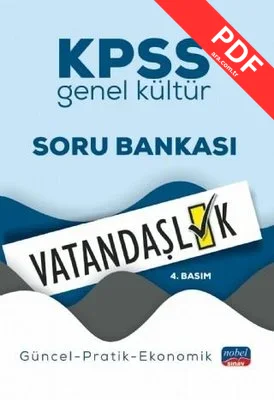 KPSS Genel Kültür Soru Bankası Vatandaşlık - Güncel - Pratik - Ekonomik kitap kapağı