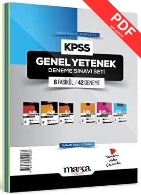 KPSS Genel Yetenek Deneme Sınavı Seti 6 Fasikül 42 Deneme kitap kapağı