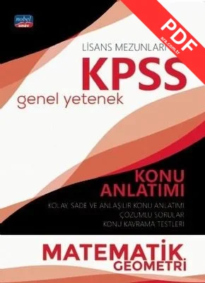 KPSS Genel Yetenek Matematik Geometri Konu Anlatımı-Lisans Mezunları İçin kitap kapağı