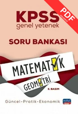 KPSS Genel Yetenek Soru Bankası Matematik Geometri - Güncel - Pratik - Ekonomik kitap kapağı
