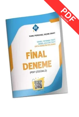 KPSS GYGK Final Ortaöğretim Önlisans Deneme kitap kapağı