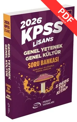 KPSS GYGK Lisans 5 Ders Tek Kitap Soru Bankası kitap kapağı