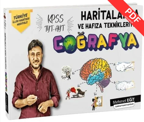 KPSS Haritalar ve Hafıza Teknikleriyle Coğrafya kitap kapağı