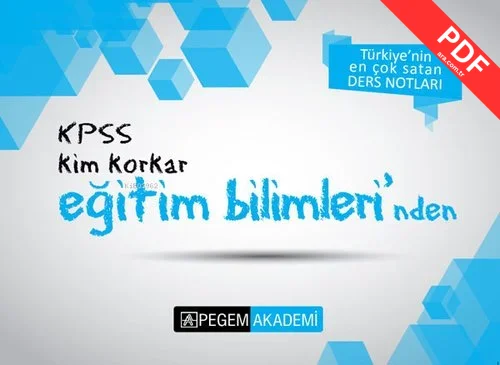 KPSS Kim Korkar Eğitim Bilimleri Ders Notları kitap kapağı