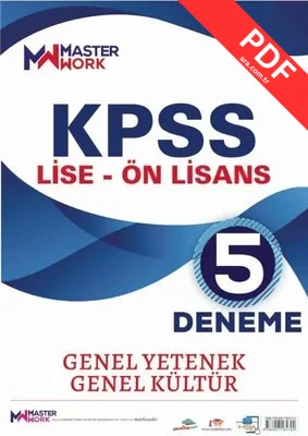 KPSS Lise-Ön Lisans-Genel Yetenek - Genel Kültür 5 Deneme kitap kapağı