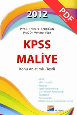 Kpss Maliye 2012 kitap kapağı