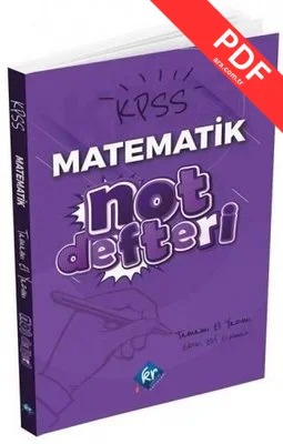 KPSS Matematik El Yazısı Konu Anlatım Defteri kitap kapağı
