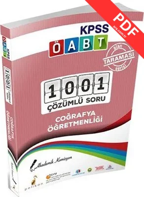 KPSS ÖABT Coğrafya Öğretmenliği kitap kapağı