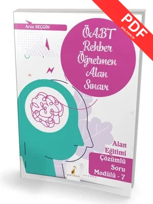 KPSS ÖABT Rehber Öğretmenliği Alan Sınavı Alan Eğitimi Çözümlü Soru Modülü - 7 kitap kapağı