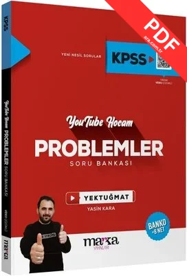 KPSS Problemler Youtube Hocam Soru Bankası kitap kapağı