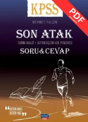 KPSS Son Atak - Tarihin Analizi+Vatandaşlığın Adil Penceresi - Soru ve Cevap kitap kapağı