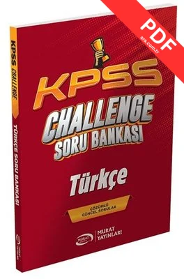 KPSS Türkçe CHALLENGE Soru Bankası kitap kapağı