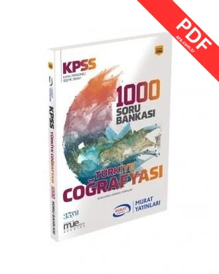KPSS Türkiye Coğrafyası 1000 Soru Bankası-Açıklamalı Güncel Sorular 1094 kitap kapağı