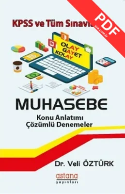 KPSS ve Tüm Sınavlar İçin Muhasebe kitap kapağı