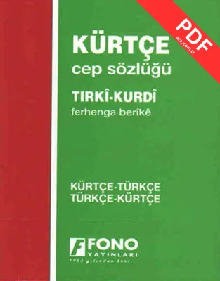 Kürtçe - Türkçe Türkçe - Kürtçe Cep Sözlüğü kitap kapağı