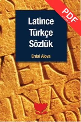 Latince Türkçe Sözlük kitap kapağı