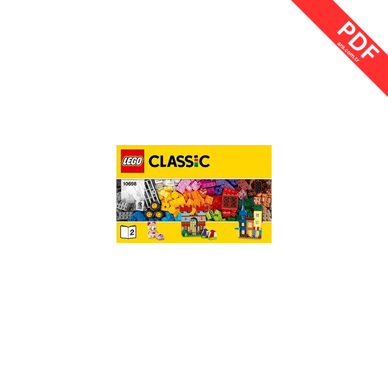 Lego Classic 10698 kılavuz kapağı