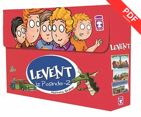 Levent İz Peşinde Set 2 - 5 Kitap Takım kitap kapağı
