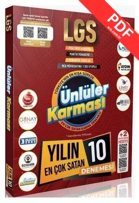LGS 10 Farklı Yayın 10 Farklı Deneme kitap kapağı