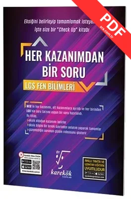 LGS Fen Bilimleri Her Kazanımdan Bir Soru kitap kapağı