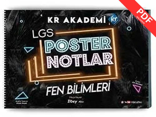 LGS Fen Bilimleri Poster Notlar kitap kapağı