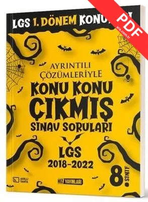 LGS Konu Konu Çıkmış Sınav Soruları kitap kapağı