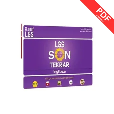 LGS Son Tekrar İngilizce kitap kapağı