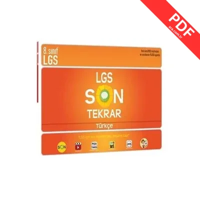 LGS Son Tekrar Türkçe kitap kapağı