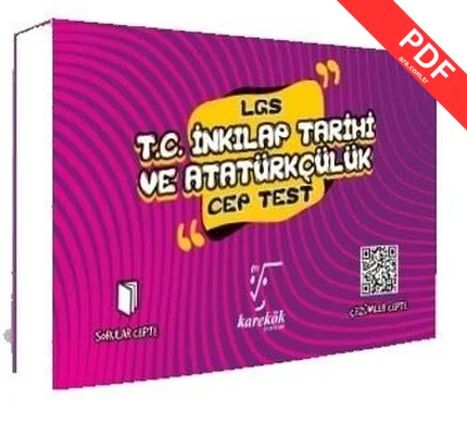 LGS T.C. İnkılap Tarihi ve Atatürkçülük Cep Test kitap kapağı