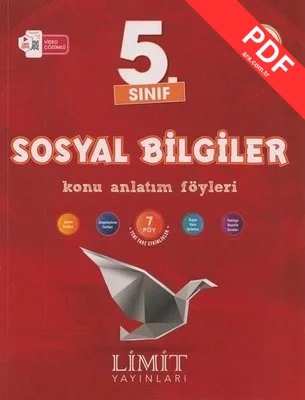 Limit 5. Sınıf Sosyal Bilgiler Konu Anlatım Föyleri kitap kapağı