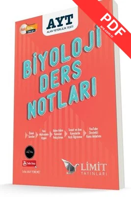 Limit AYT Biyoloji Ders Notları kitap kapağı