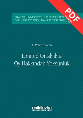 Limited Ortaklıkta Oy Hakkından Yoksunluk kitap kapağı