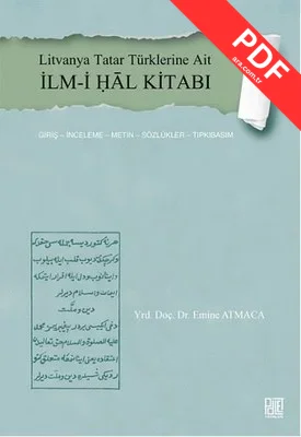Litvanya Tatar Türklerine Ait İlmi-i Hal Kitabı kitap kapağı