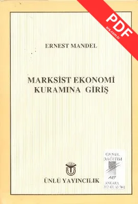 Marksist Ekonomi Kuramına Giriş kitap kapağı