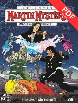 Martin Mystere Sayı 226 - Stradivari'nin Yeteneği kitap kapağı