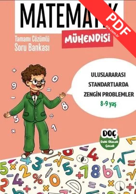 Matematik Mühendisi 8 - 9 Yaş - Tamamı Çözümlü Zor Soru Bankası kitap kapağı